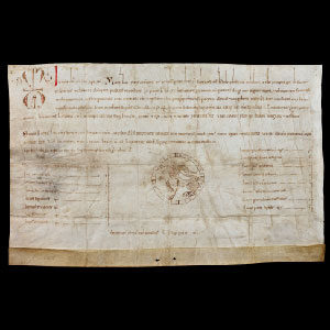 Privilege from Ferdinand II to Master Mateo. 1168.